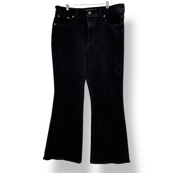 Madewell The Perfect Vintage Flare Jean in Sherborn Wash Jeans Women's 32 Black - Picture 3 of 12